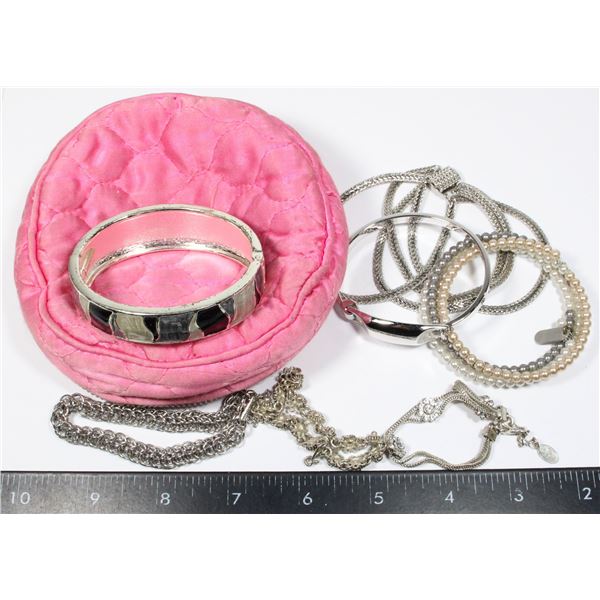 7 BRACELETS, VARIOUS STYLES