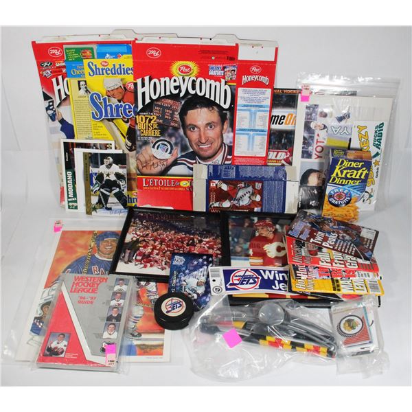 LARGE LOT OF HOCKEY COLLECTIBLES