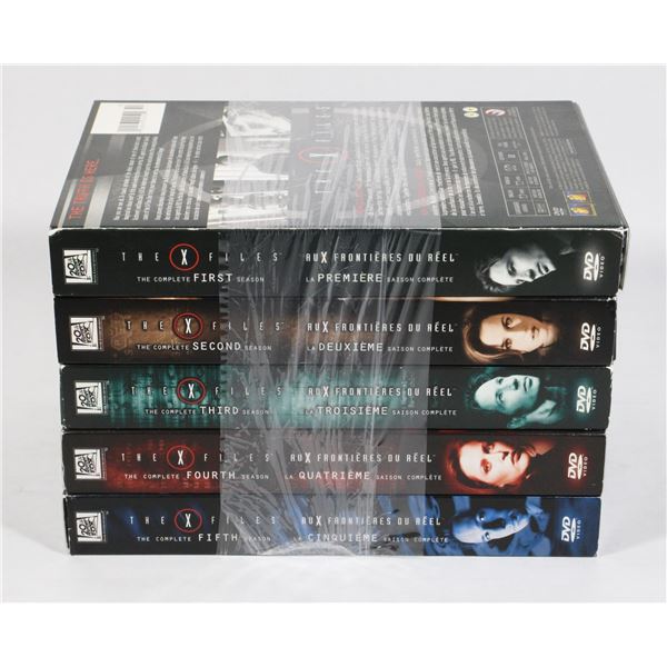 THE X FILES SEASONS 1-5 ON DVD