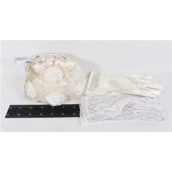 NEW FANTASY KIDS FLOWER GIRL PURSE SOLD WITH 2