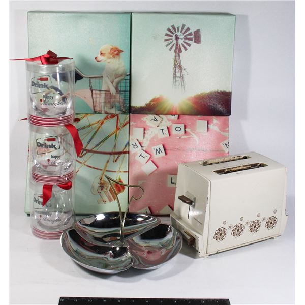 LOT OF KITCHEN/ HOUSEHOLD ITEMS