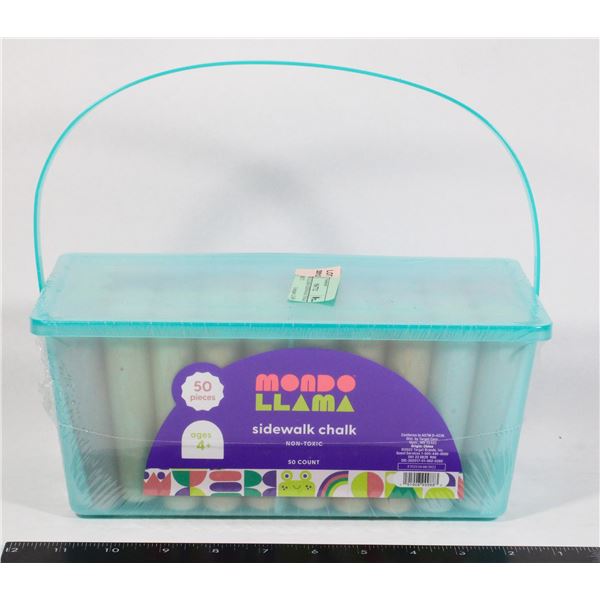 MONDO LLAMA SIDEWALK CHALK NEW 50CT.