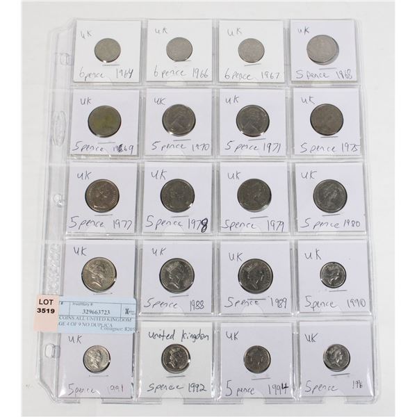 20 COINS ALL UNITED KINGDOM PAGE 4 OF 9 NO DUPLICA