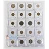 Image 1 : 20 COINS ALL SPAIN PAGE 1 OF 3 NO DUPLICATES SET #