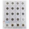 Image 1 : 20 COINS ALL SPAIN PAGE 2 OF 3 NO DUPLICATES SET #