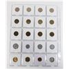 Image 2 : 16 COINS ALL SPAIN PAGE 3 OF 3 NO DUPLICATES SET #