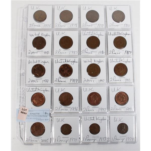 20 COINS ALL UNITED KINGDOM PAGE 4 OF 6 NO DUPLICA