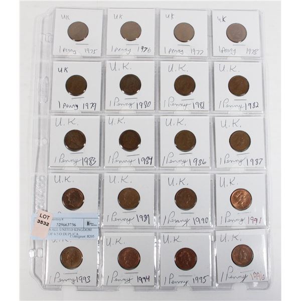 20 COINS ALL UNITED KINGDOM PAGE 5 OF 6 NO DUPLICA