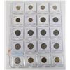 Image 1 : 20 COINS ALL SPAIN PAGE 1 OF 2 NO DUPLICATES SET #