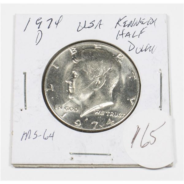 1974 P U.S.A. KENNEDY HALF DOLLAR