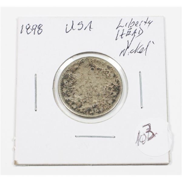 1898 U.S.A.LIBERYY HEAD V NICKEL