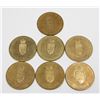 Image 1 : LOT OF 7 1867-1967 CANADA CONFEDERATION TOKENS