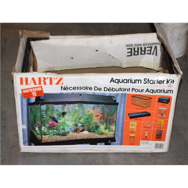 HARTZ 37.8L AQUARIUM, NOT NEW, NEEDS CLEANING