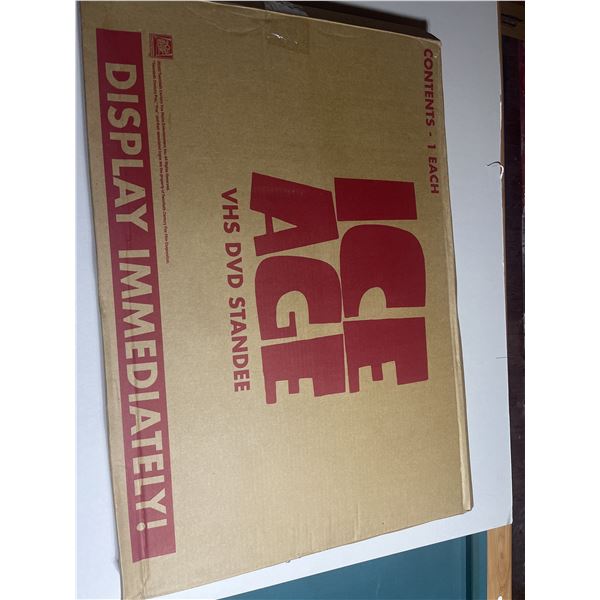 Disney Ice Age VHS DVD Standee