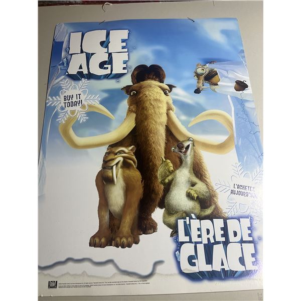 Disneys Ice Age Promotional Poster Board