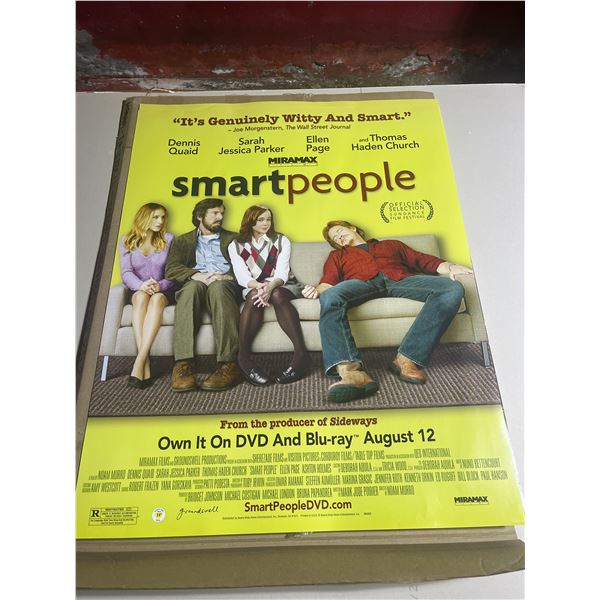 Miramax Smart People retail exclusive Poster 3 total