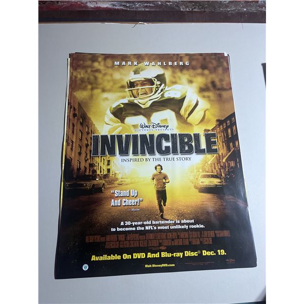 Disney Invincible retail exclusive poster lot of 5