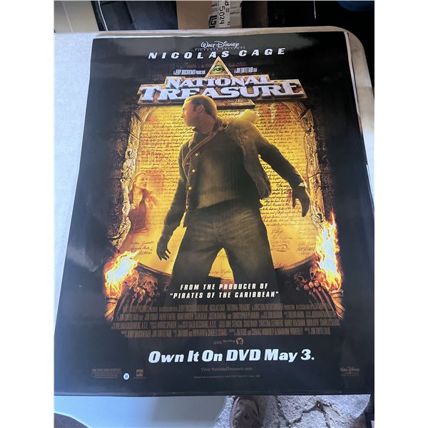 Walt Disney Nicholas Cage National Treasure retail exclusive Poster
