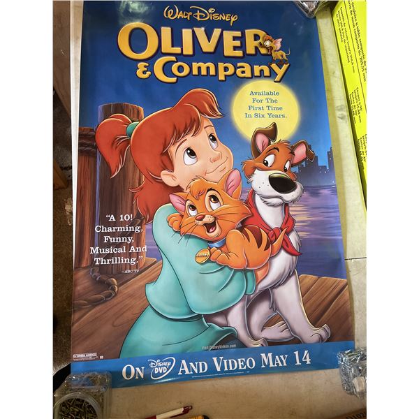 Walt Disney Oliver and Company retail exclusive poster