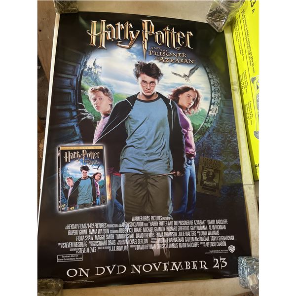 Warner Brothers, Harry Potter, and the prisoner of Azkaban retail exclusive poster