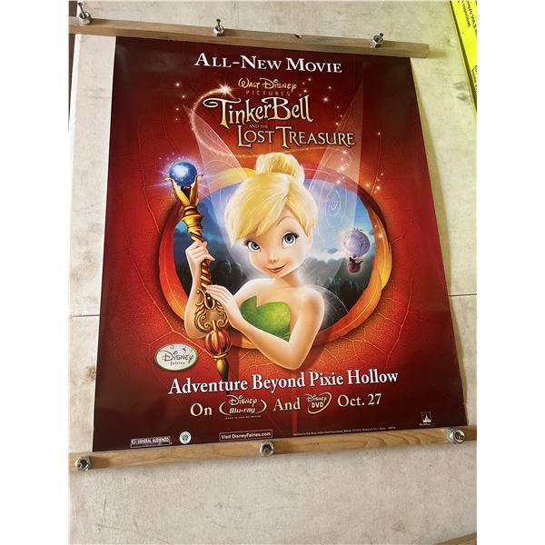 Walt Disney Tinker Bell and the lost treasure retail exclusive promotional poster