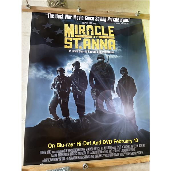 Touchstone pictures presents miracle at Saint Anna retail exclusive promotional poster