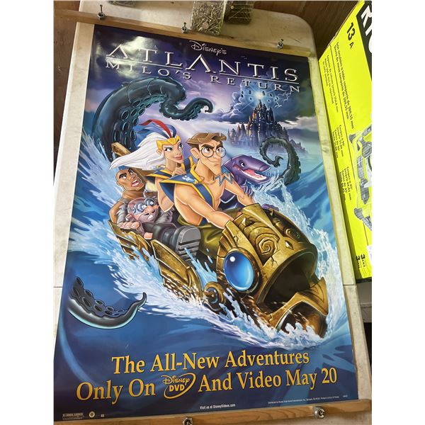 Walt Disney presents Atlantis Milo‘s return retail exclusive promotional poster