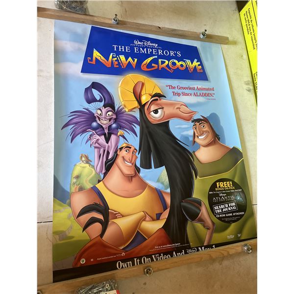 Walt Disney The Emperor’s New Groove retail exclusive promotional poster