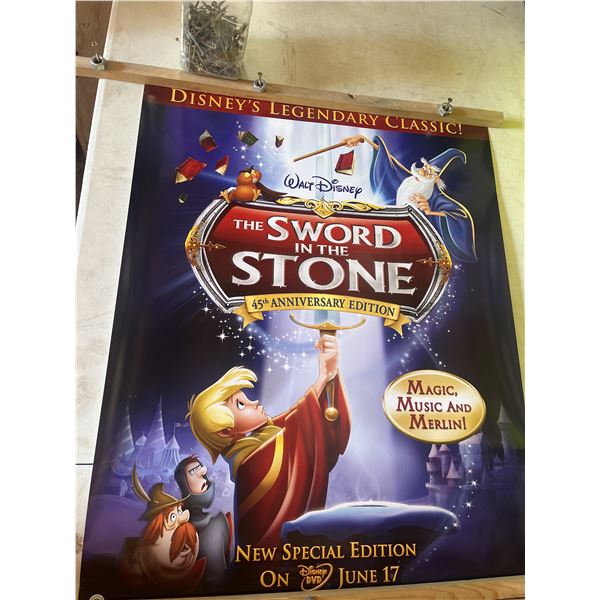 Walt Disney The sword in the stone retail exclusive promotional poster