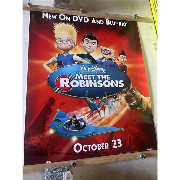 Walt Disney presents meet the Robinsons retail exclusive sign