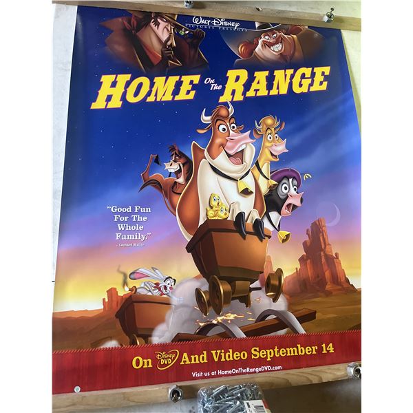 Walt Disney presents home on the range retail exclusive sign