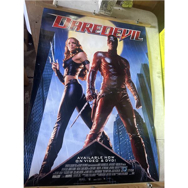 Marvel presents daredevil, retail, exclusive promotional sign