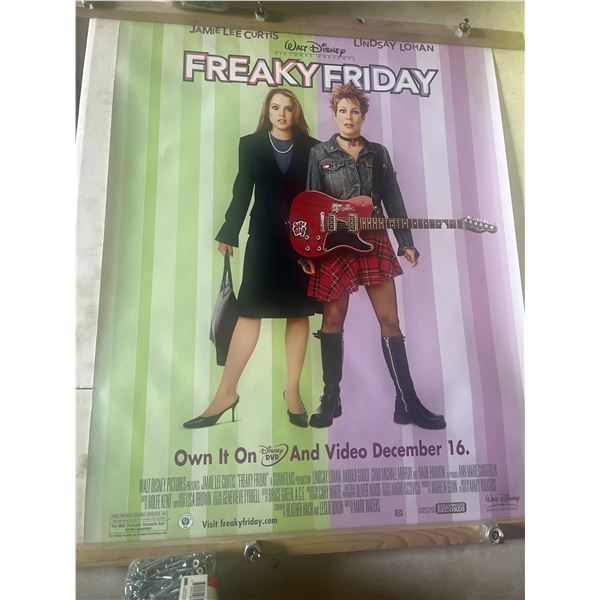 Walt Disney presents freaky Friday retail exclusive promotional sign