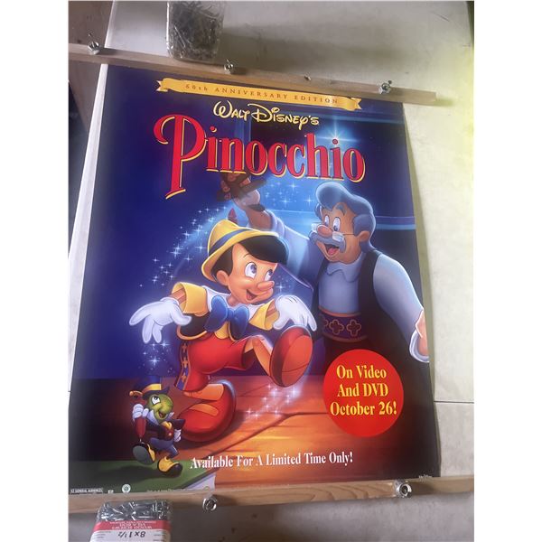 Walt Disney presents Pinocchio retail exclusive promotional poster