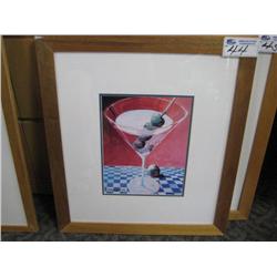 martini Framed Print