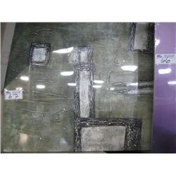 Jade Green Contempory  Print On Canvas