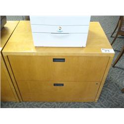 Maple 2 Drawer Lateral File Cabinet