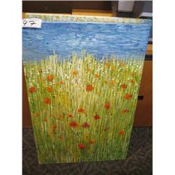 flowers Oil On Canvas Painting