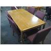 Image 1 : Oak 7ft Boardroom Table