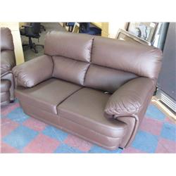 Full Leather Sienna Black 3 Piece Sofa Set