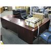 Image 1 : Mahogany U Shape Executive Desk