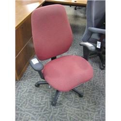 Burgandy Multi Leaver Task Chair