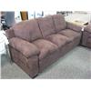 Image 1 : 2 Piece Brown Micro Fibre Sofa Set