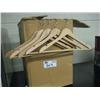 Image 1 : Box Of Wooden Hangers