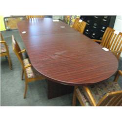 10 Ft Mahogany Boardroom Table