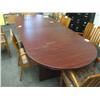 Image 1 : 10 Ft Mahogany Boardroom Table