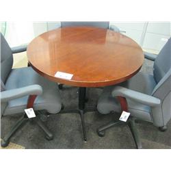 Cherry Round Conference Table