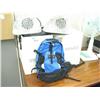 Image 1 : 2 Boxes Of Backpacks & 2  Rock Speakers