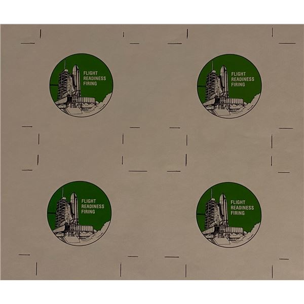 1981 STS-1 KSC 2-20 NASA Kennedy Space Center vintage decal