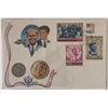 Image 2 : John F. Kennedy commemorative cover with coin